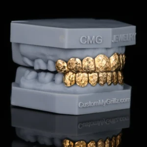 CRUSHED ICE SOLID GOLD GRILLZ