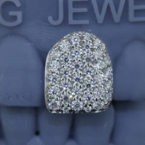 Iced Honeycomb Setting  3 Gemstone Options alternate view