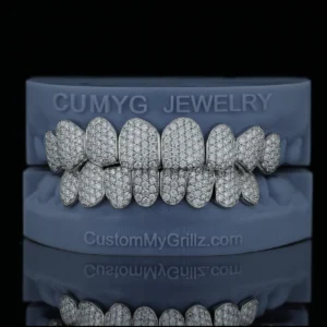 Iced Honeycomb Setting  3 Gemstone Options