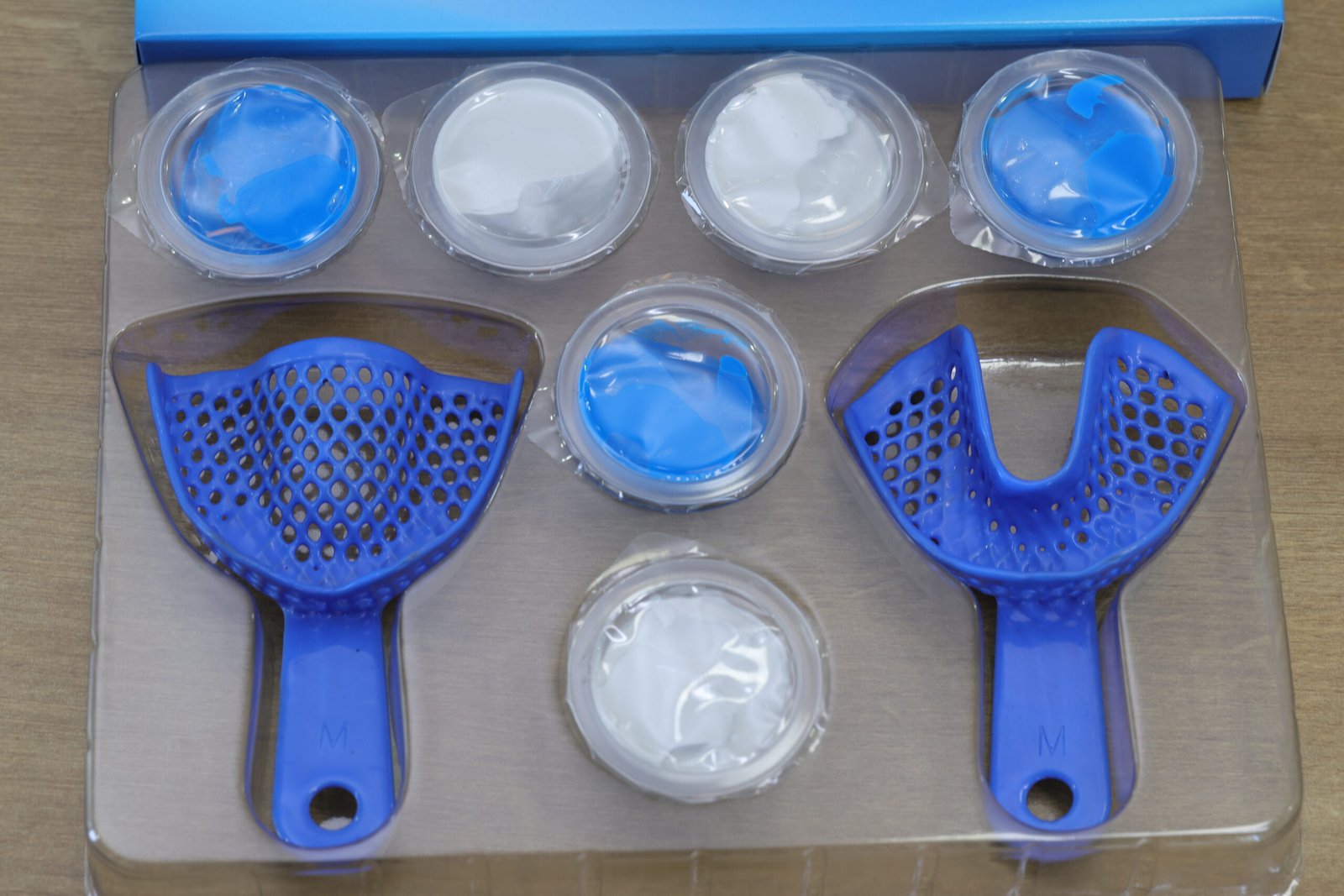 Dental impression kit contents