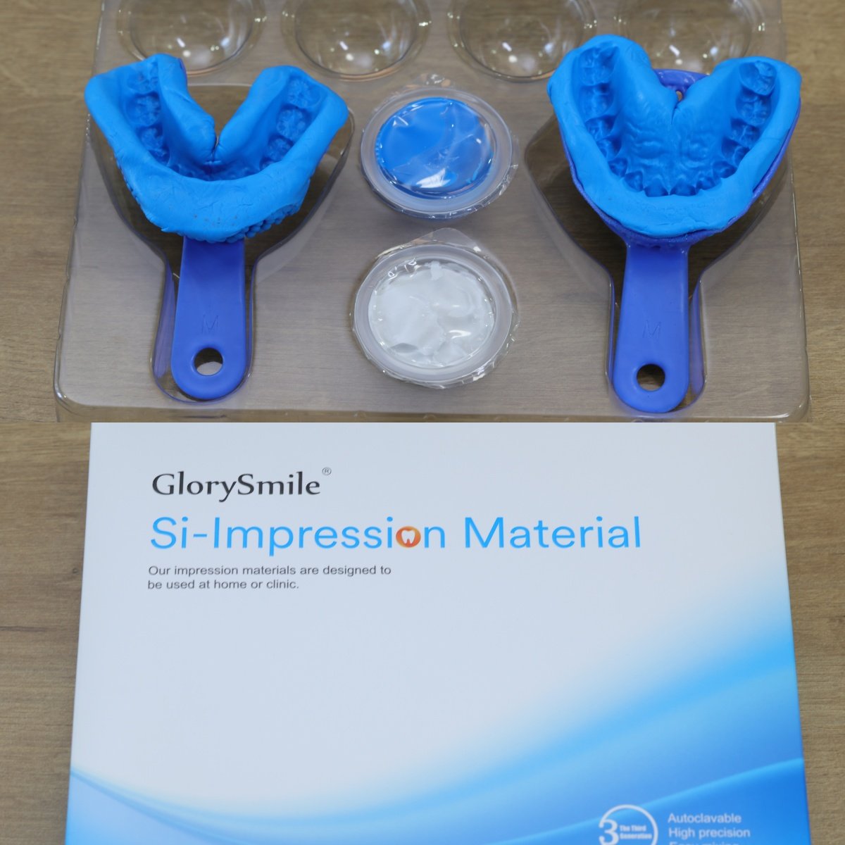 Dental impressions packed and ready for pickup