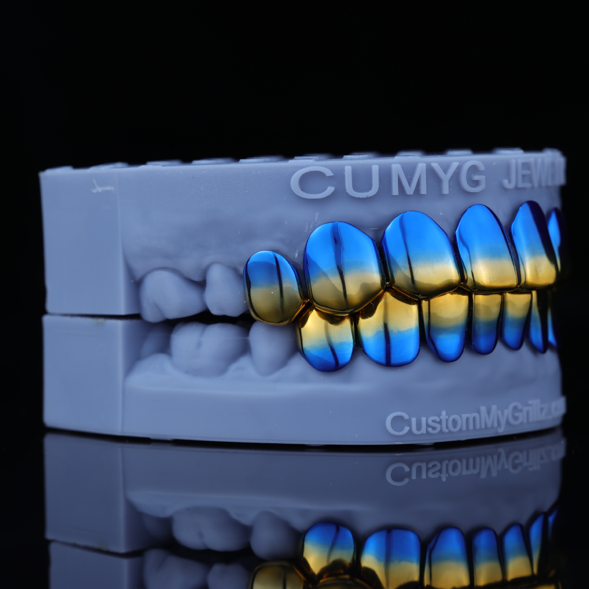 Autobot Gradient Edition - Bumblebee Yellow & Blue Grillz - Image 3
