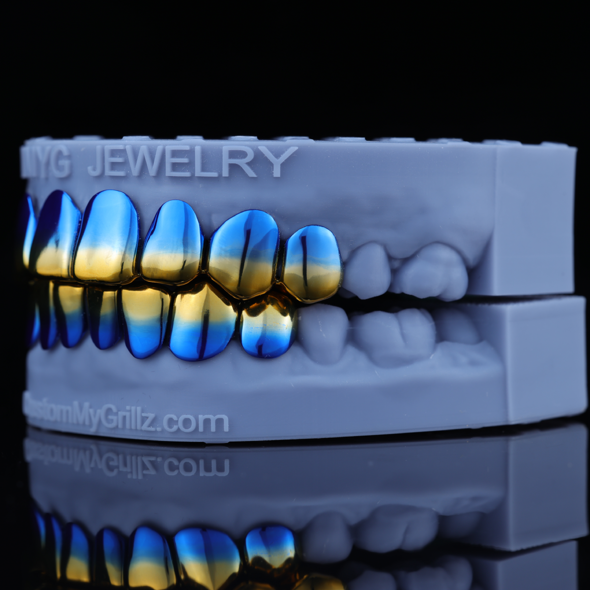 Autobot Gradient Edition - Bumblebee Yellow & Blue Grillz - Image 4