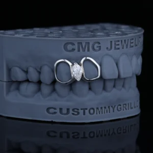Lucky Twin Ring DIAMOND Marquise Gap Grillz