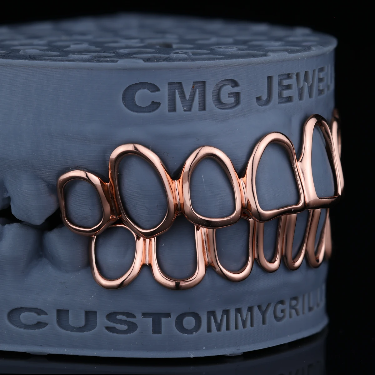 Open Face Rose Gold Grillz - Image 3