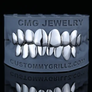 HIGH-POLISH SOLID SILVER GRILLZ