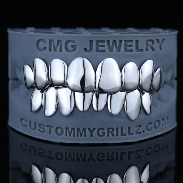HIGH-POLISH SOLID SILVER GRILLZ
