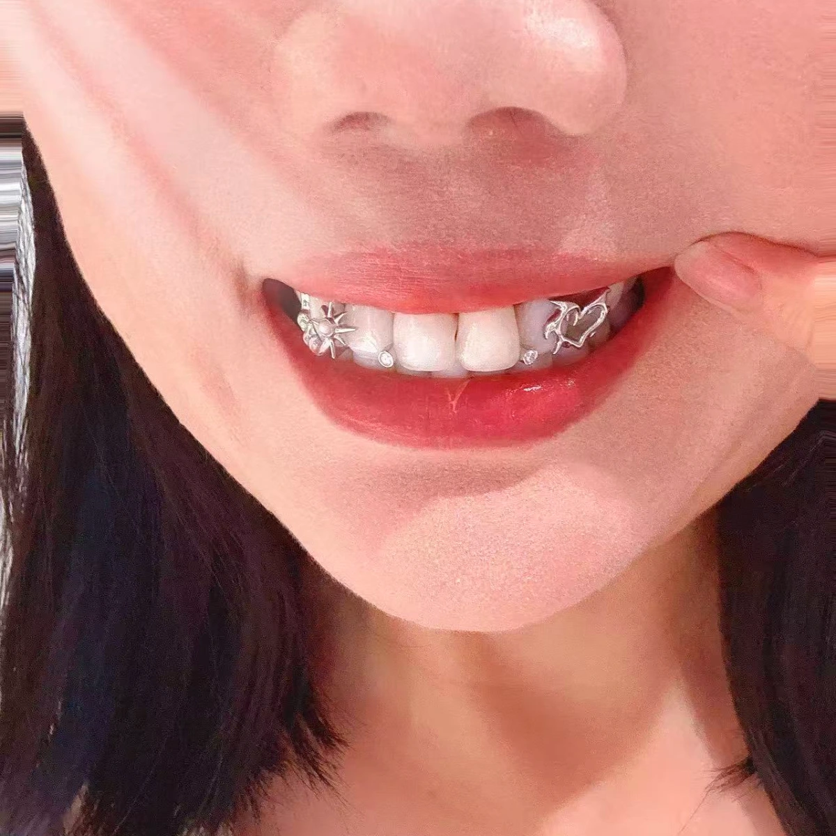 Gothic Star, Moon & Heart Grillz - Image 5