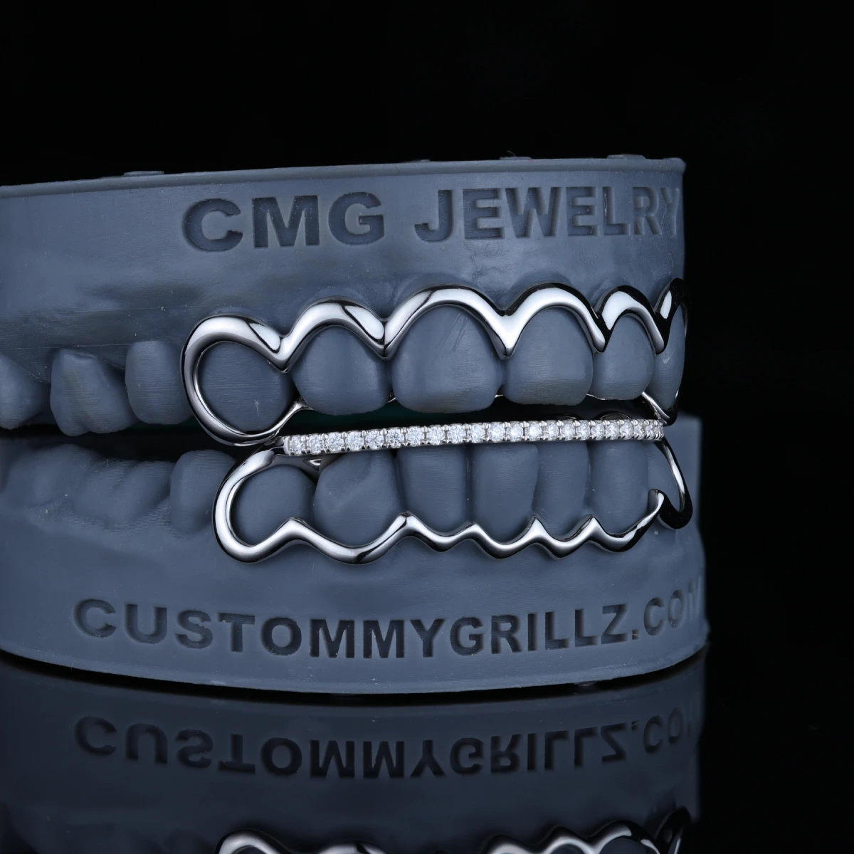 Wave Open Frame Grillz With Iced Bar - Image 3