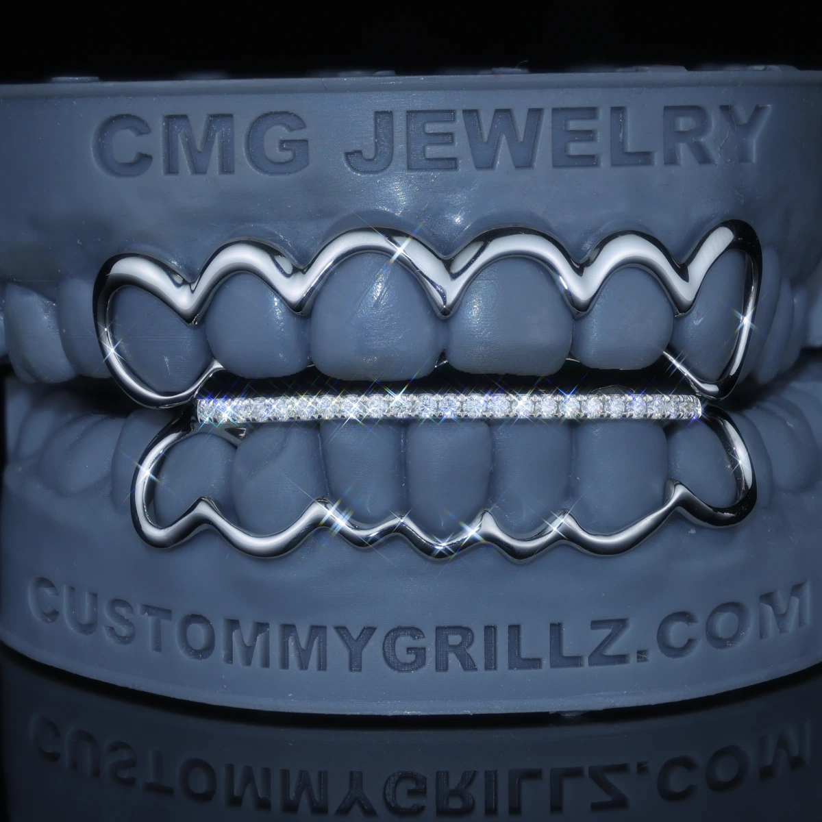 Wave Open Frame Grillz With Iced Bar - Image 5